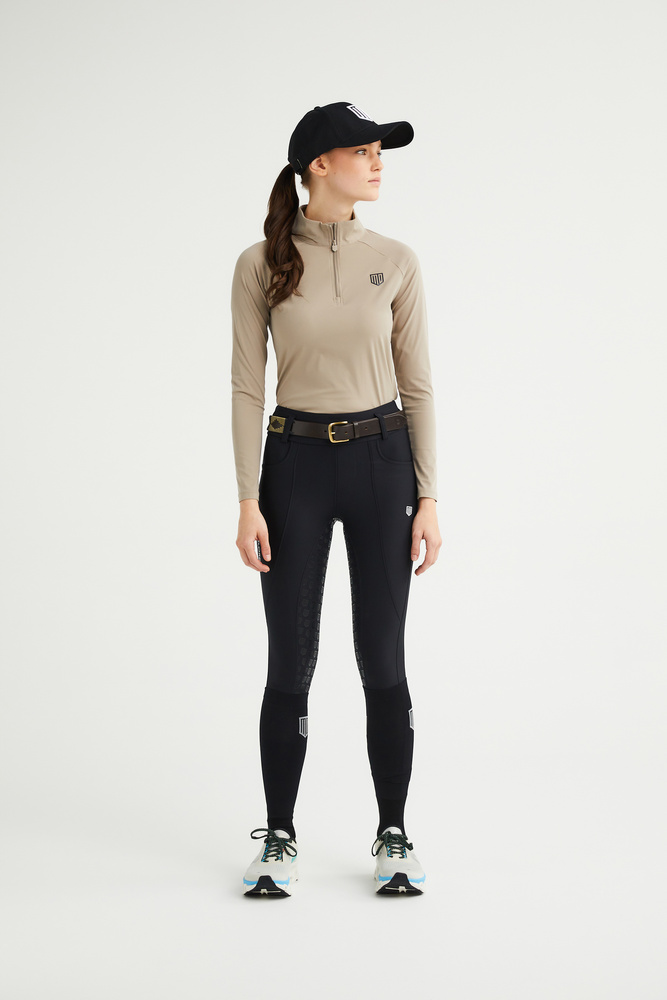 Culotte De Compression Femme Maya Delorez équitation - Taille XS, Nylon, Poches