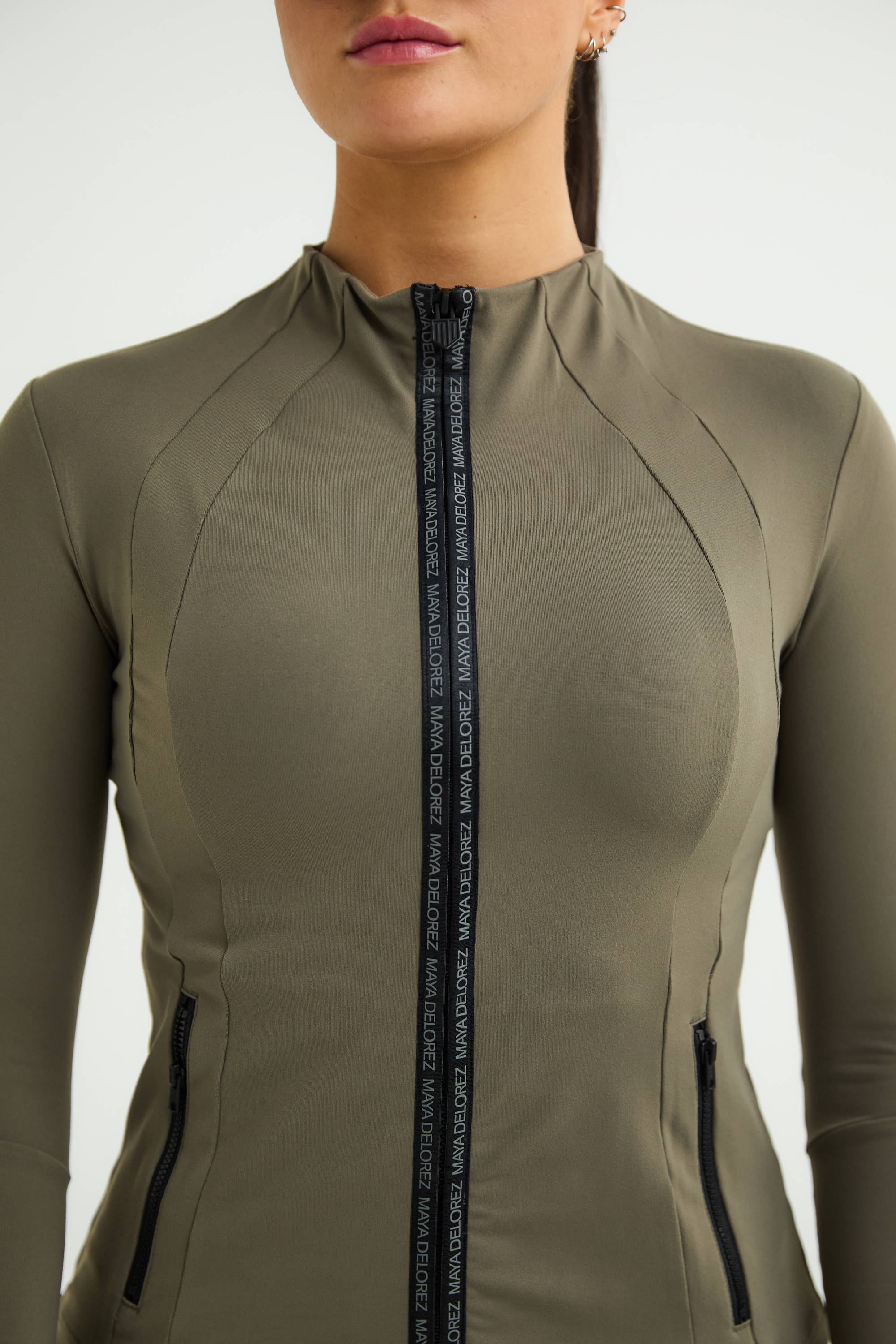 Camo Brown Silhouette Sports Jacket | Maya Delorez